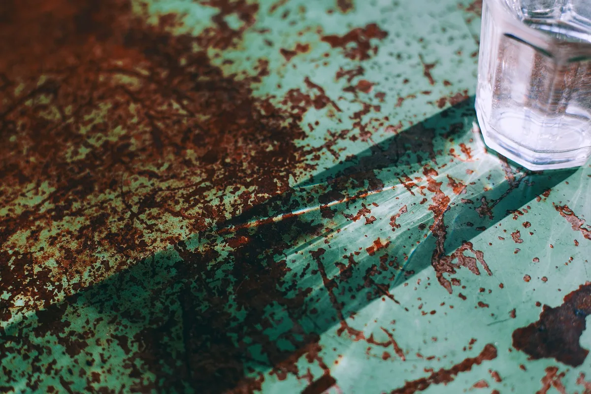 scratched glass stove surface