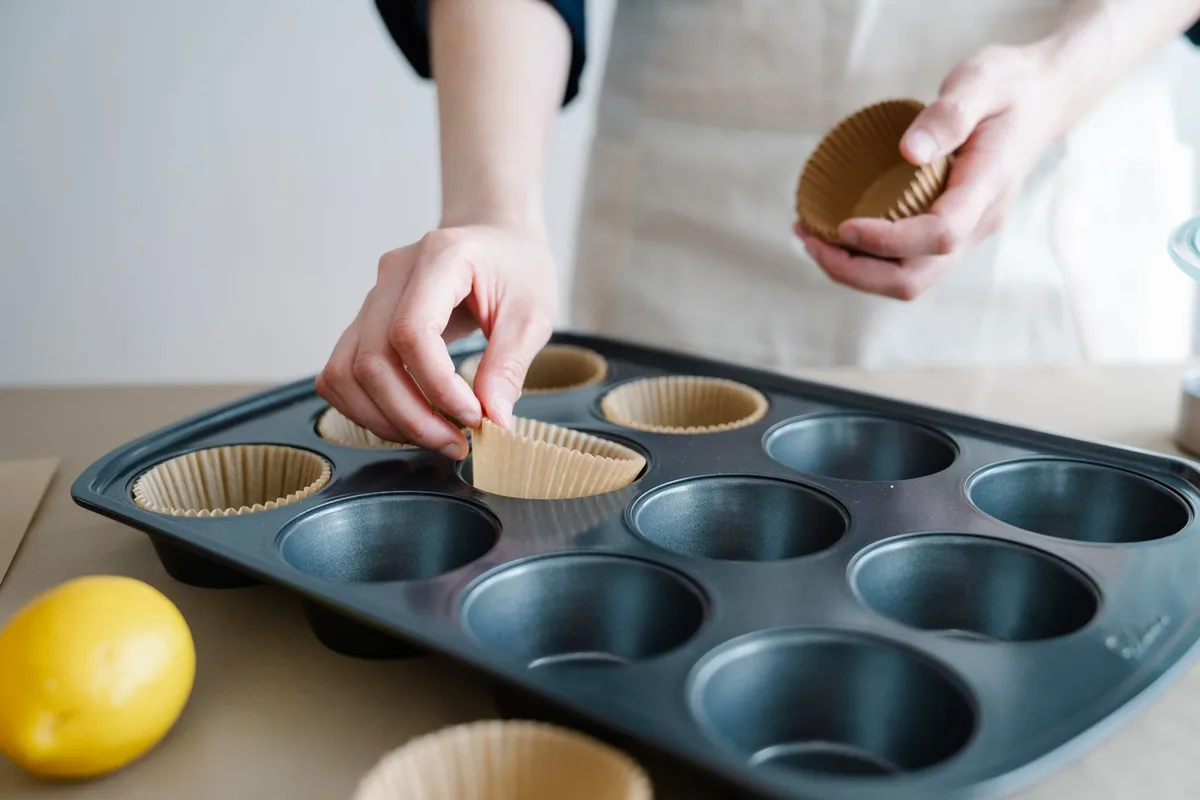 silicone muffin cups nonstick