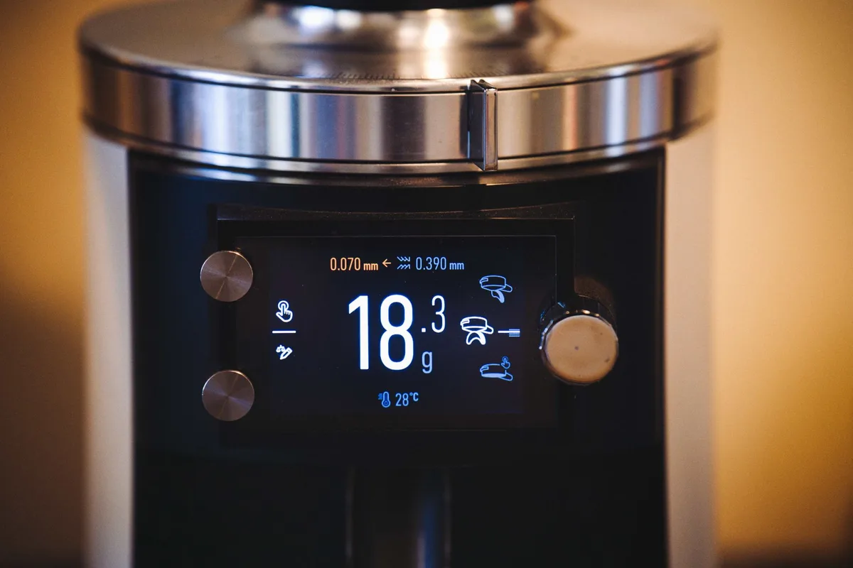 coffee grinder adjustment dial