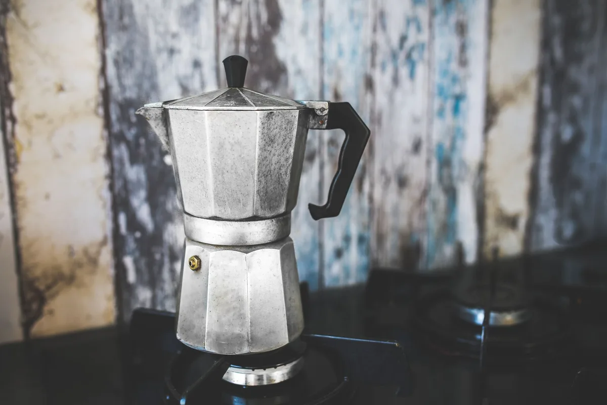 moka pot brewing