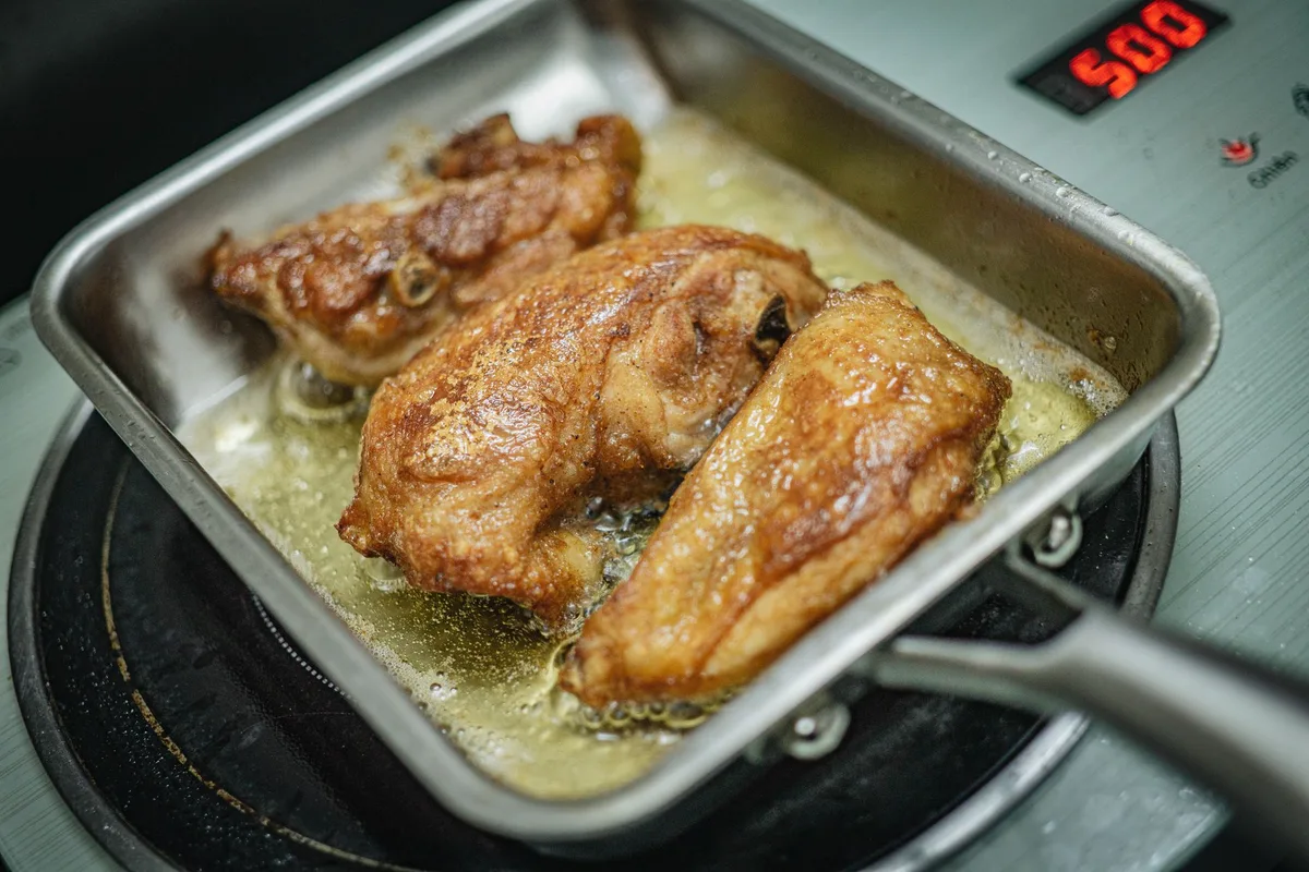 shallow frying